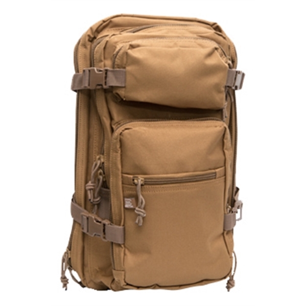 Picture of Glock As00104 Backpack Multi-Purpose 600D Polyester 18"X11"X11" Coyote Tan