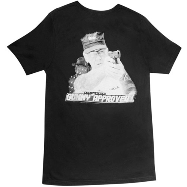 Picture of Glock Black Short Sleeve T Shirt Gunny Approved LG