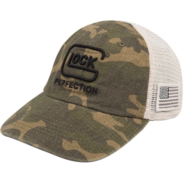 Picture of Glock Cap Multi Camo Front Tan Mesh Back Adjustable