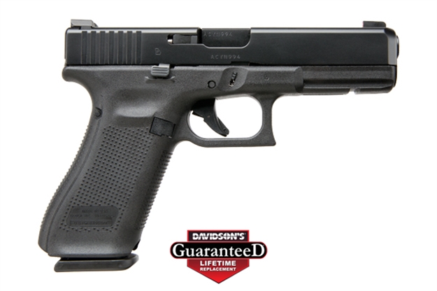 Picture of Glock G17 Gen5 Semi-Auto Pistol, 9Mm, 4.49" Bbl, Poly Grip, 10+1 Rnd, Ameriglo Bold Sights