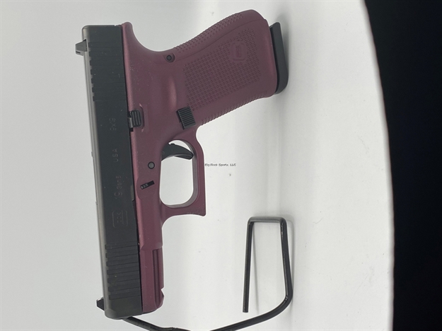 Picture of Glock G19 Gen5 Semi Auto Pistol, 9Mm, 4.02" Bbl, 15 + 1 Rd, Fixed Sights, Black Chery Frame