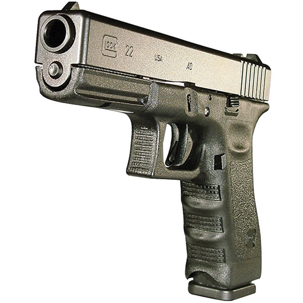 Picture of  Glock Ui2250203 G22 Gen3 40 S&W  4.49" Barrel 15+1, Black Frame & Slide, Finger Grooved Rough Texture Polymer Grip, Safe Action Trigger (Us Made)