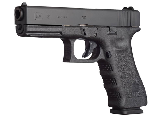 Picture of Glock G31 Standard Semi Auto Pistol 357 Sig, 4.48 In, Poly Grp, 10+1 Rnd, 2 Mags, Fixed, Full SZ Blk Frame PI3150201 764503315022