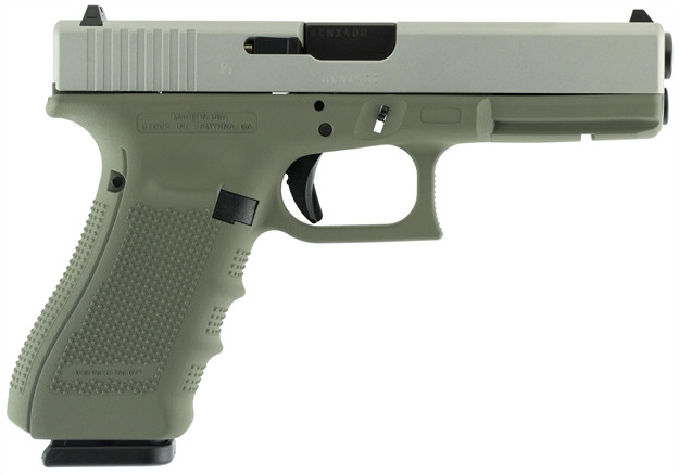 Picture of Glock Ug1750204 G17 Double 9Mm Luger 4.8" 17+1 Forest Green Poylmer Grip Stainle