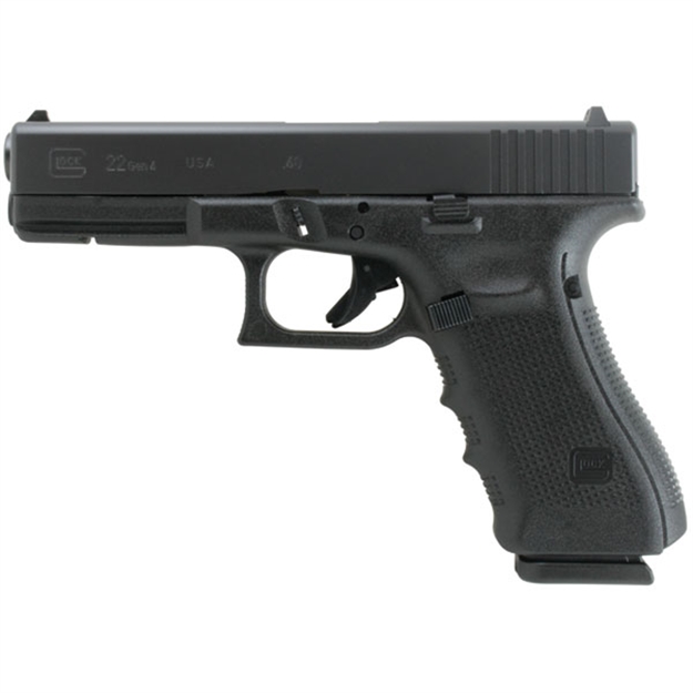 Picture of Glock G22 Semi Auto Pistol 40 S&W, 4.5 In, Poly Grp, 15+1 Rnd, Fixed, Full SZ Blk Frame UG2250203 764503000959