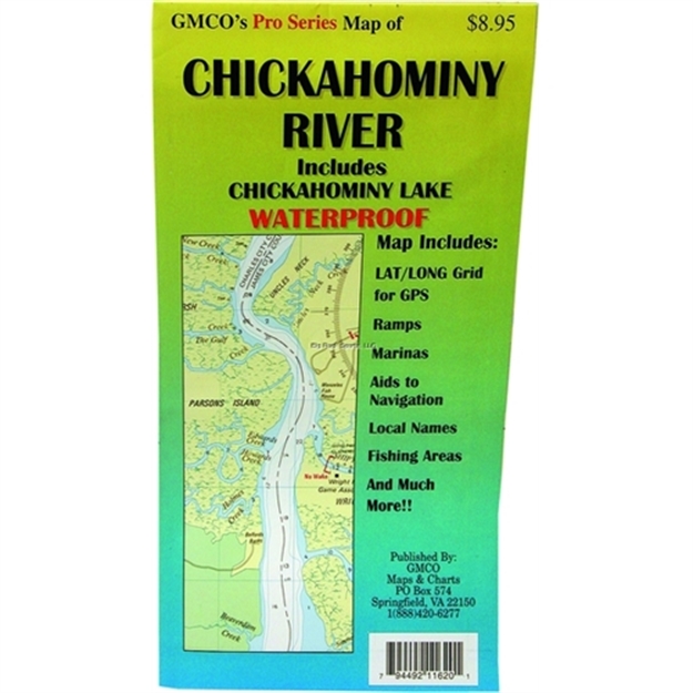 Picture of Gmco Chickahominy River Map Pro Series Gps/Folded