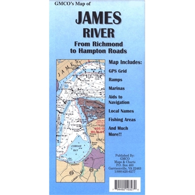 Picture of Gmco James River Map Gps/Folded