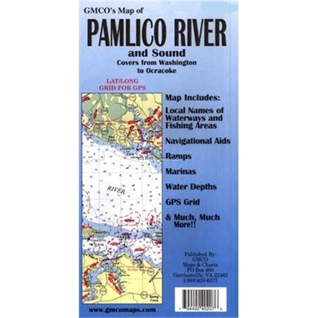 Picture of Gmco Pamlico River Map Gps/Folded