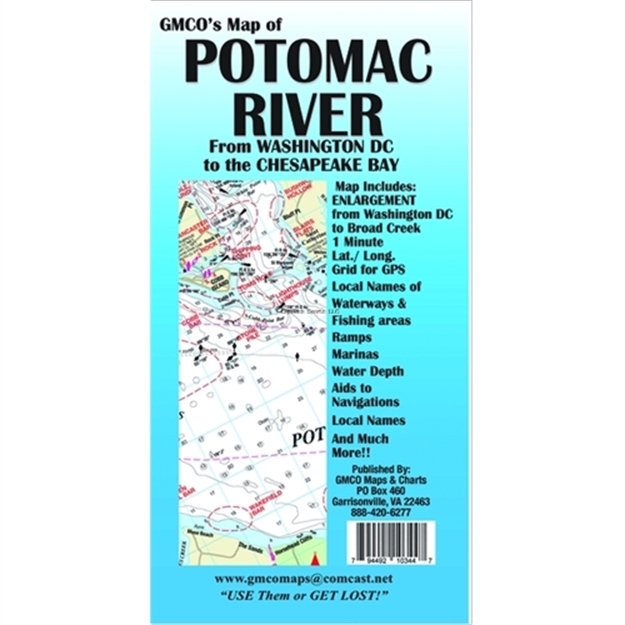 Picture of Gmco Potomac River Map Gps/Folded