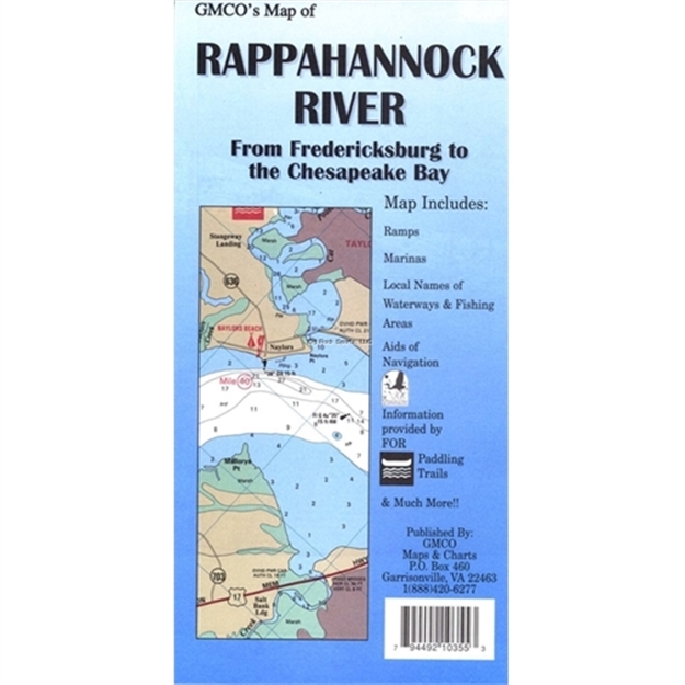 Picture of Gmco Rappahannock River Map Gps/Folded