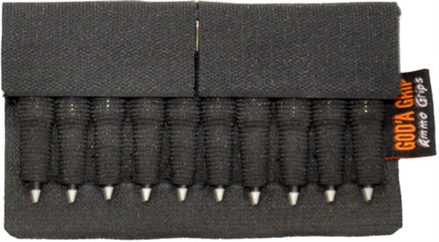 Picture of God'a Grip Grip Ammo Grip Standard 10 Shell Holder Black W/ 3M GGRSH10 091037468444