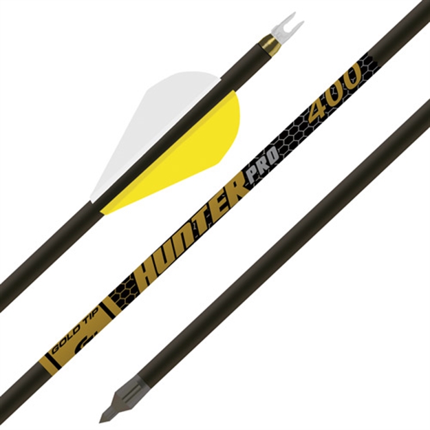 Picture of Gold Tip Tip Arrow Hunter Pro 340 2" Raptor Vanes 1/2Doz HPOR340A26 791331876074