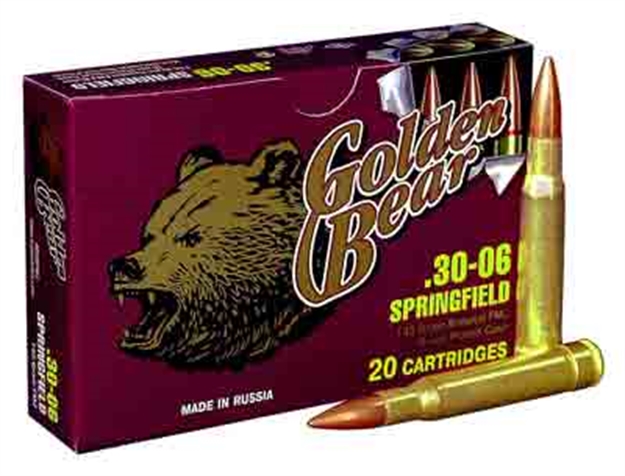 Picture of Golden Bear Bear 30-06 Springfield 145Gr. Fmj 20-Pack