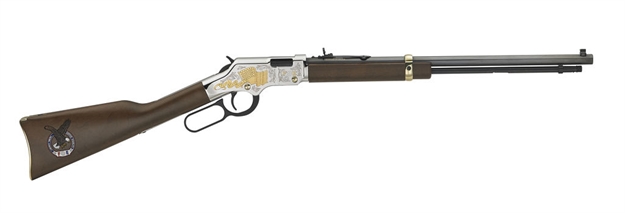 Picture of Henry Repeating Arms Henry Repeating Arms Fraternal Order OF Eagles Tribute Edition, .22Lr, 20" Octagon Barrel, Engraved, Blued/Walnut, 16-Rd H004FOE 619835016508