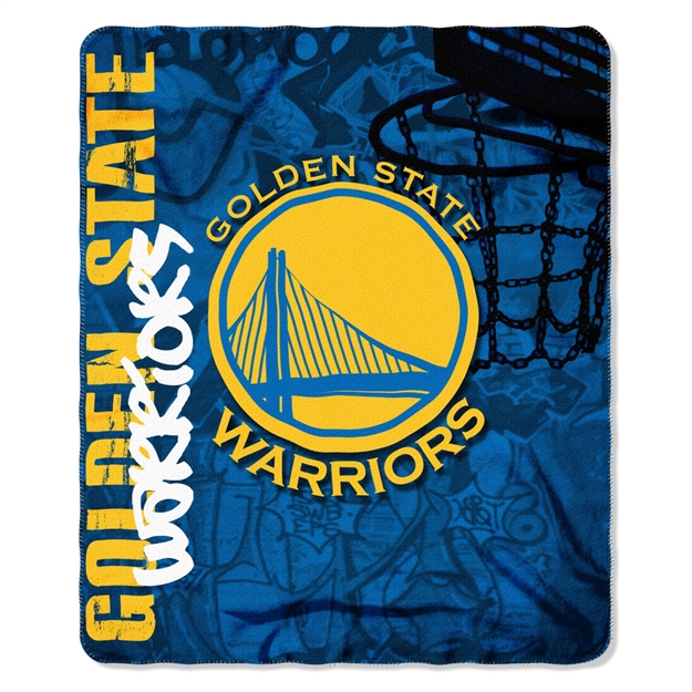 Picture of Golden State Warriors Fade Away Fleece Throw