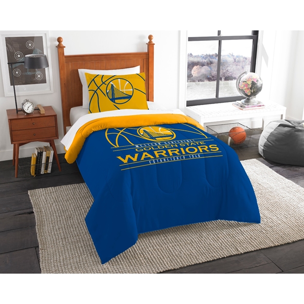 Picture of Golden State Warriors Twin Comforter Set