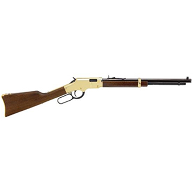 Picture of  Henry H004y Golden Boy  Youth 22 Short/ 22 Long/ 22 LR 12 Lr/16 Short Capacity, 17" Barrel, Brasslite Metal Finish, American Walnut Stock, Right Hand 619835016065