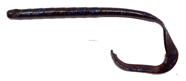 Picture of Googan Baits Worm 10" Blue Fleck 8Ct