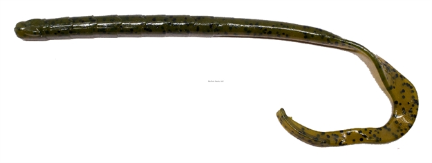 Picture of Googan Baits Worm 10" Green Pumpkin 8Ct