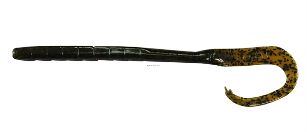 Picture of Googan Baits Worm 7.25" Green Pumpkin 8Ct