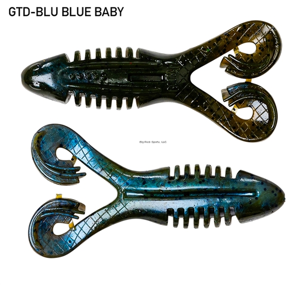 Picture of Googan Baits Toad Blue Baby GTD-BLU 842424121196