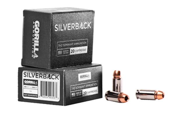 Picture of Gorilla Slvrbck 45Acp 230Gr Fbi 20 SB45230FBI