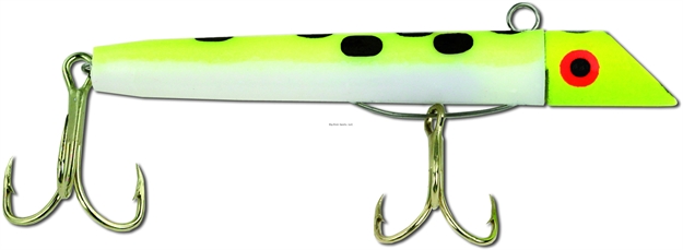 Picture of Got-Cha 100 Series Plug, 3", 1 Oz, SZ 2 & 4 Hook, Red White Yellow Flash With Dots/Gold Hook