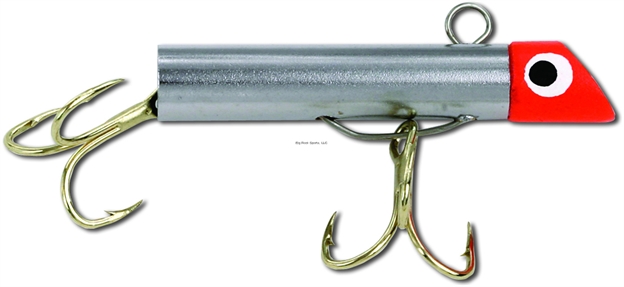 Picture of Got-Cha 1000 Series Mini Metal Plug, 1 3/4", 5/8 Oz, SZ 6 Hooks, Red Chrome/Gold Hook