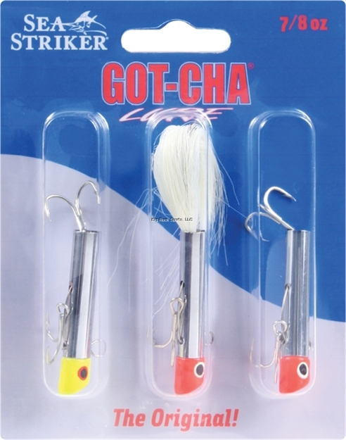 Picture of Got-Cha 1000 Series Mini Plug 3 Pk, 1 3/4", 5/8 Oz, Includes G1001, G1002, G1201-Wt