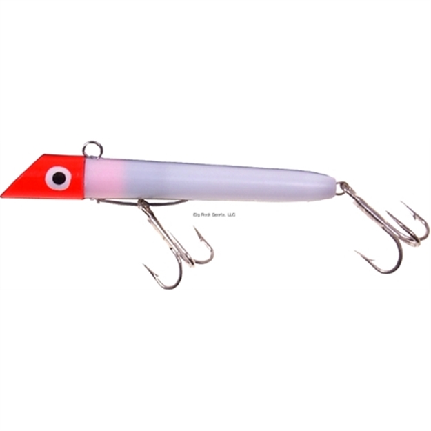 Picture of Got-Cha 1500 Series Plug, 4", 2 Oz, SZ 1 & 2 4X Trebles, Red White G1501