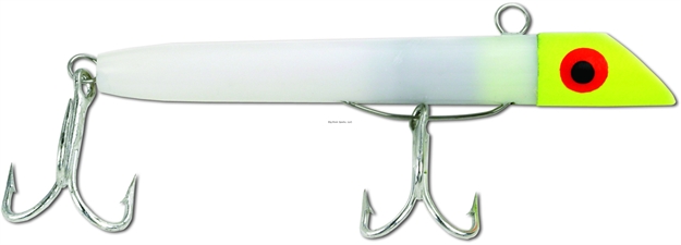 Picture of Got-Cha 1500 Series Plug, 4", 2 Oz, SZ 1 & 2 4X Trebles, Yellow White G1502