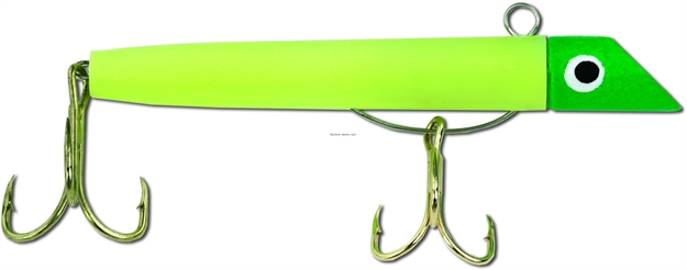 Picture of Got-Cha 200 Series Plug, 3", 1 Oz, SZ 2 & 4 Hook, Green Nite Glow