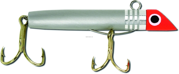 Picture of Got-Cha 300 Series Plug, 2 1/2", 7/8 Oz, #2 & #4 Hooks, Red Chrome/Rattle