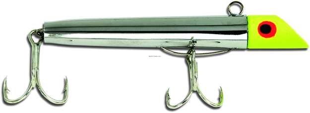 Picture of Got-Cha 500 Series Plug, 3", 1 Oz, #2 & #4 Hooks, Yellow Chrome