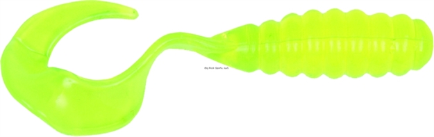 Picture of Got-Cha Curltail Grub, 2", Chartreuse, 50/Pack