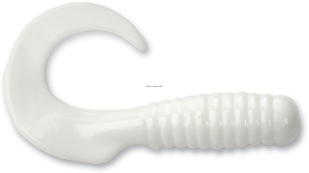 Picture of Got-Cha Curltail Grub, 2", White, 50/Pack