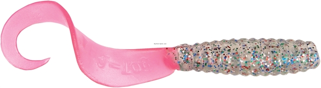 Picture of Got-Cha Curltail Grub, 4", Christmas Tree Firetail, 20/Pack