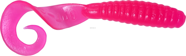 Picture of Got-Cha Curltail Grub, 4", Pink, 20/Pack