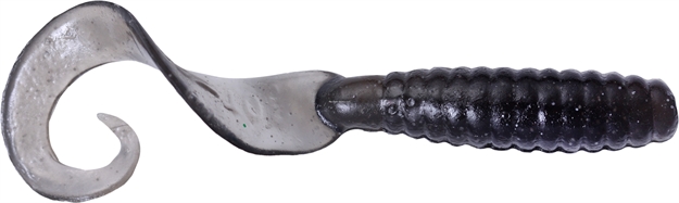 Picture of Got-Cha Curltail Grub, 4", Smoke, 20/Pack
