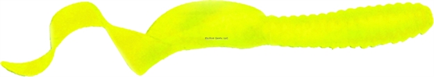 Picture of Got-Cha Curltail Grub, 6", Chartreuse, 20/Pack