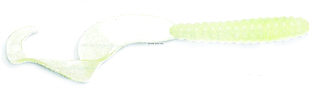 Picture of Got-Cha Curltail Grub, 6", Nite Glow, 20/Pack