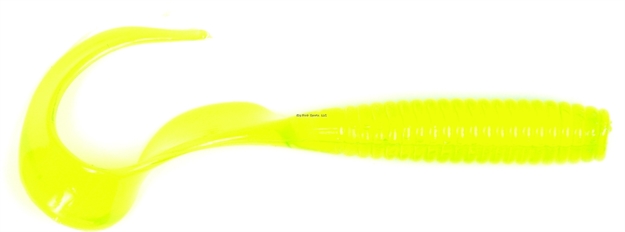 Picture of Got-Cha Curltail Grub, 8", Chartreuse, 25/Pack
