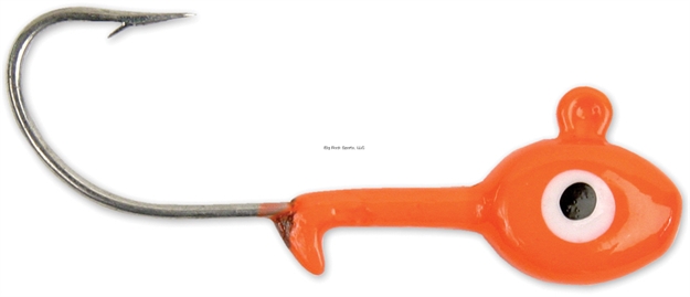 Picture of Got-Cha Grub Head, 1/4 Oz, 1/0 Hook, Orange, 100/Pack