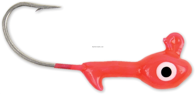 Picture of Got-Cha Grub Head, 1/4 Oz, 1/0 Hook, Pink, 10/Pack