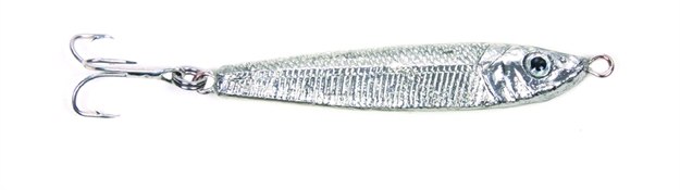 Picture of Got-Cha Jigfish Lure, 2", 1/2 Oz, #8 Treble Hook, Silver