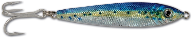 Picture of Got-Cha Jigfish Lure, 2 1/4", 3/4 Oz, #6 Treble Hook, Blue/Yellow/Silver