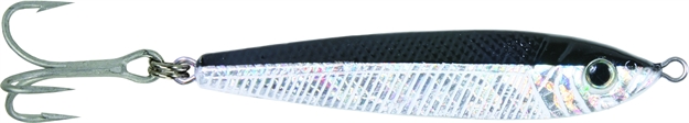 Picture of Got-Cha Jigfish Lure, 3 1/2", 2 Oz, 1/0 Treble Hook, Black/Silver