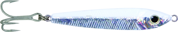 Picture of Got-Cha Jigfish Lure, 3 1/2", 2 Oz, 1/0 Treble Hook, Silver/Glow
