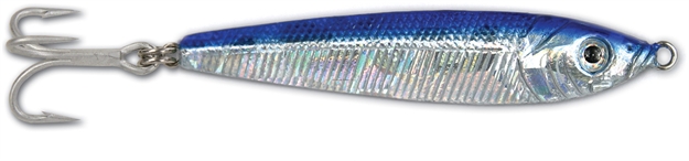 Picture of Got-Cha Jigfish Lure, 3 3/4", 3 Oz, 2/0 Treble Hook, Blue/Silver