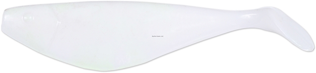 Picture of Got-Cha Shad Body, 6", White, 5/Pack